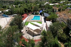 Minera Los Pelambres y vecinos celebraron la remodelación del parque piscina en Tranquilla