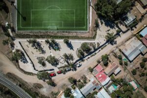 Vecinos de Jorquera y Los Pelambres inauguran renovada plaza